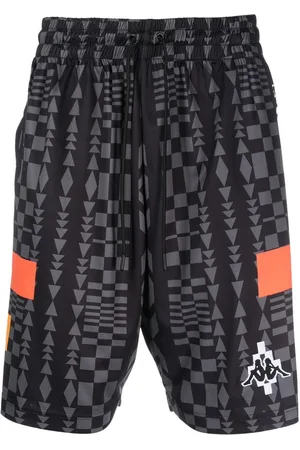 MARCELO BURLON XKAPPA logo-patch shorts