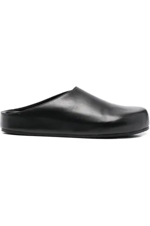 STUDIO NICHOLSON Round-toe leather slippers