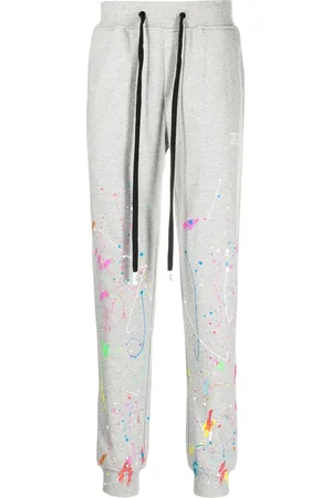 HACULLA Paint-splatter drawstring track pants