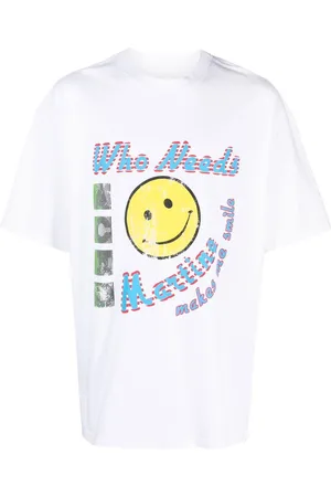 MARTINE ROSE Slogan-print cotton T-shirt