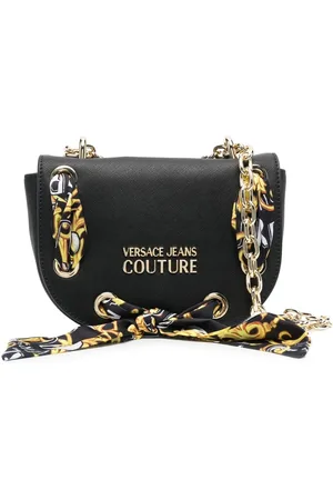 VERSACE Scarf-detail crossbody bag