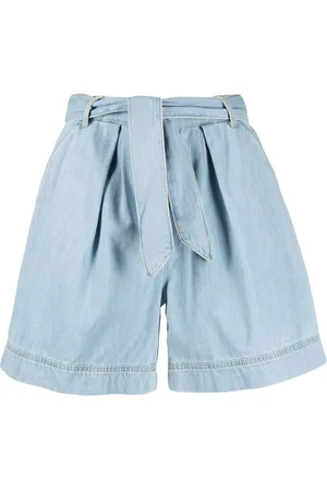 Pinko Belted denim shorts
