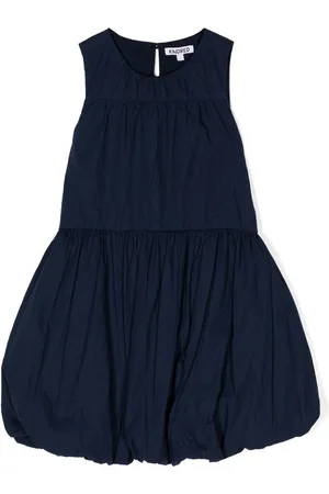 Kindred Puffball-hem organic-cotton dress