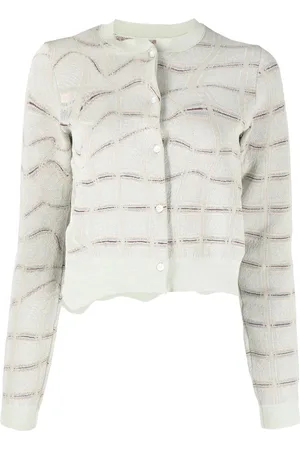 JNBY Patterned jacquard cropped jumper