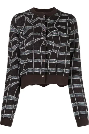 JNBY Patterned jacquard cropped jumper