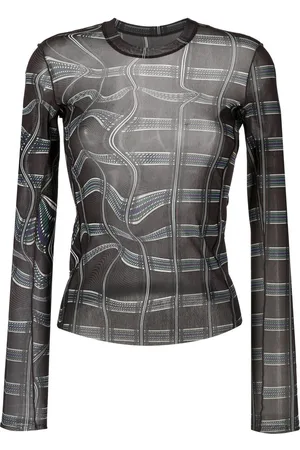 JNBY Abstract-print long-sleeve top