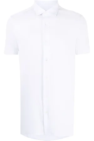 Emporio Armani Short-sleeve poplin shirt