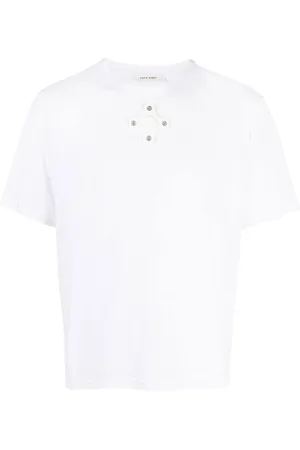 CRAIG GREEN Eyelet-detail short-sleeve T-shirt