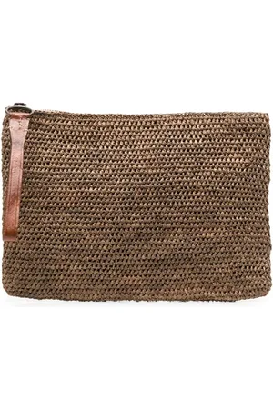 IBELIV Woven zipped clutch bag
