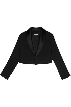 Dsquared2 Satin-lapels cropped blazer