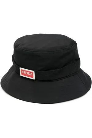 Kenzo Side logo-patch detail bucket hat