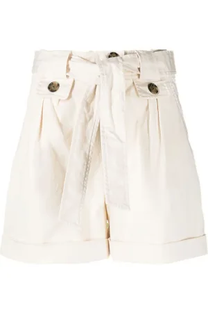 Woolrich Tied-waist cotton shorts