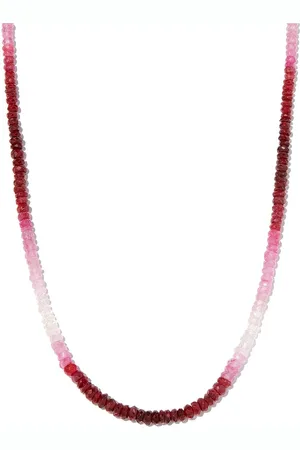 Roxanne First 14kt yellow Rocky ruby necklace
