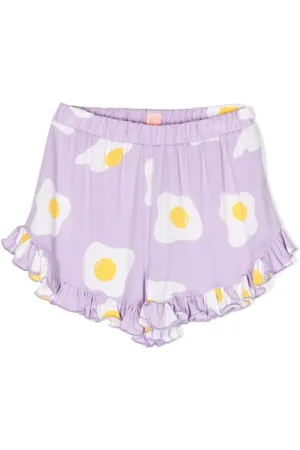 Wauw Capow by Bangbang Augusta egg-print shorts