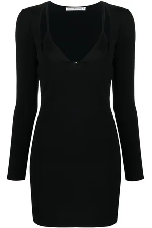 Alexander Wang Layered-neckline detail dress