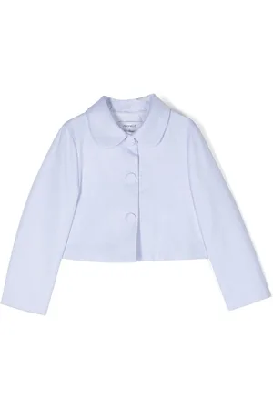 Simonetta Cropped Peter Pan-collar jacket