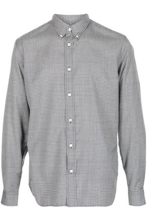 Woolrich Fine-check virgin wool shirt