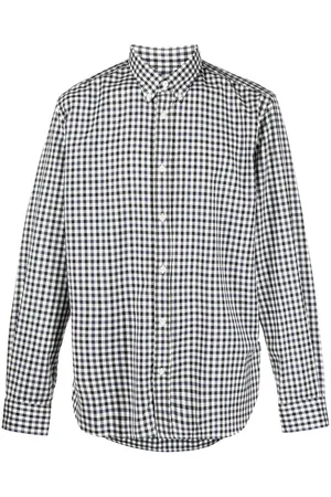 Woolrich Fine-check virgin wool shirt