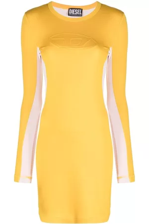 Diesel Kobieta Sukienki dopasowane - Yellow