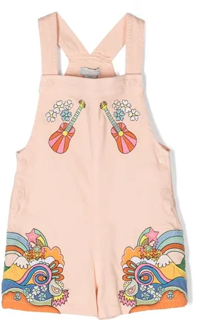 Stella McCartney Embroidered pop art-motif playsuit