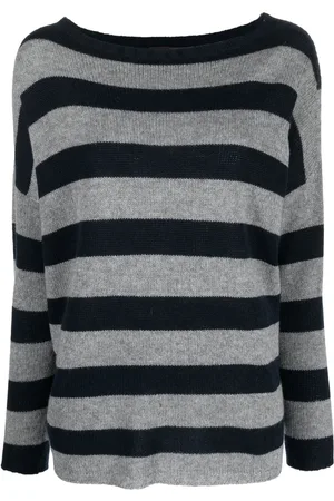 Fabiana Filippi Stripe-print cashmere jumper