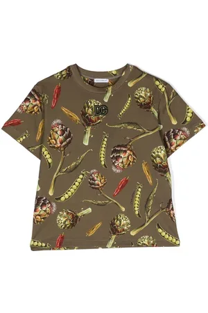 Dolce & Gabbana Floral-print cotton T-shirt