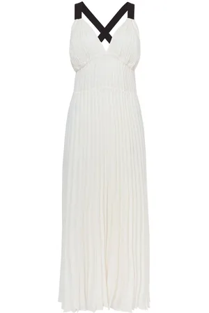 Proenza Schouler Broomstick pleated tank dress