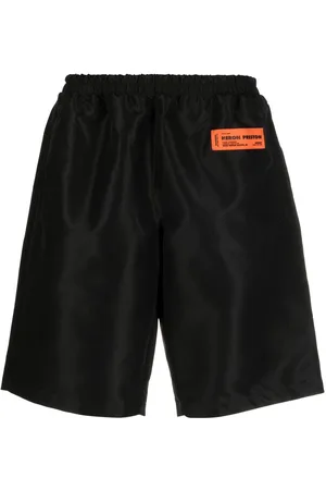 Heron Preston Logo patch track shorts