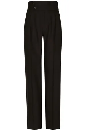 Dolce & Gabbana Silk-cotton tailored trousers