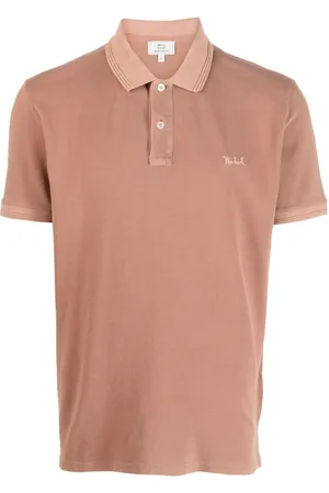 Woolrich Embrodiered-logo short-sleeved polo shirt