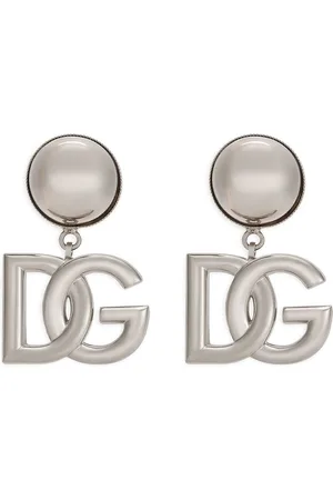 Dolce & Gabbana KIM DOLCE&GABBANA DG-logo clip-on earrings