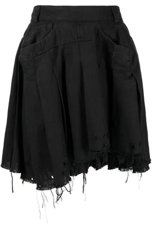 Natasha Zinko Distressed-effect mini skirt