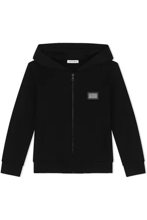 Dolce & Gabbana Logo-tag zip-up hoodie