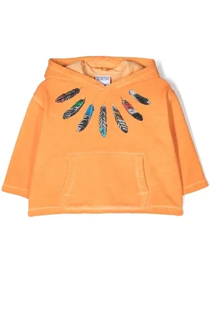 MARCELO BURLON Feather-motif hoodie