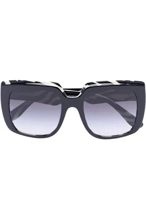 Dolce & Gabbana Zebra oversized square-frame sunglasses