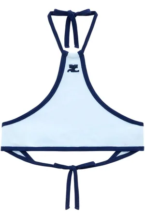Courrèges Halterneck cropped top