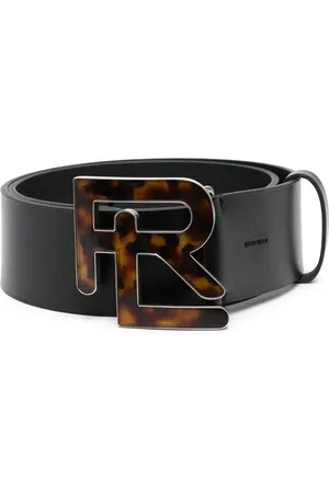 Ralph Lauren Logo-buckle leather belt