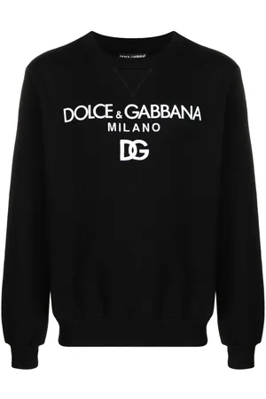 Dolce & Gabbana Logo-embroidered cotton sweatshirt