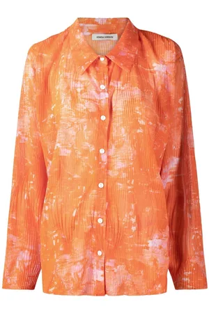 HENRIK VIBSKOV Printed plissé shirt