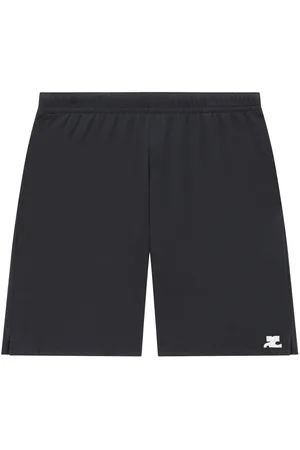 Courrèges Logo-embroidered casual shorts