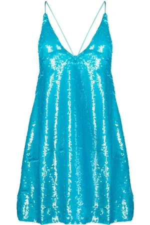Ganni Sequin slip mini dress