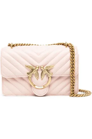 Pinko Matelassé-effect crossbody bag