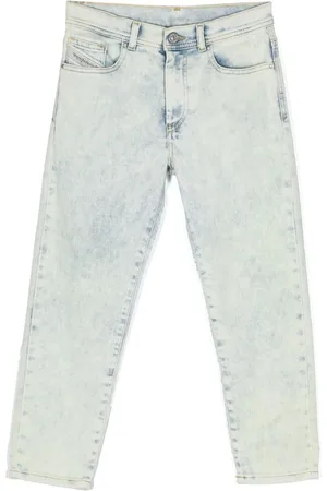 Diesel Logo-patch stretch-cotton jeans