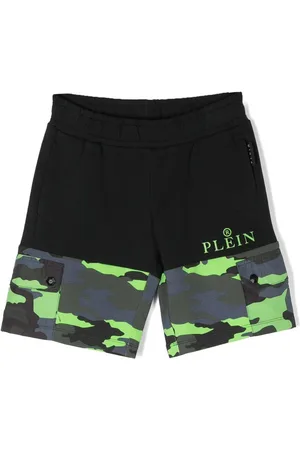 Philipp Plein Plein camouflage-print shorts