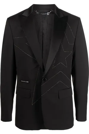 Philipp Plein Rhinestone star blazer