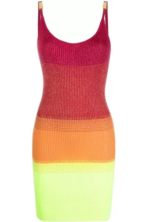GCDS Kobieta Sukienki Dzienne - Multicoloured sleeveless dress