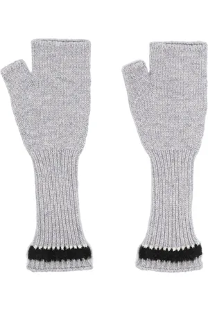 Barrie Fingerless knit gloves