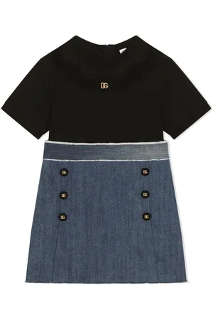 Dolce & Gabbana DG-logo A-line dress