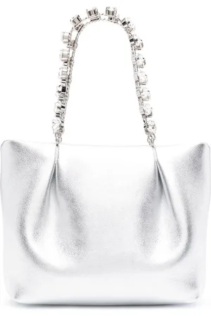 Aquazzura Galactic mini leather tote bag