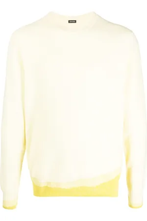 Ermenegildo Zegna Ribbed-knit crew neck sweatshirt
